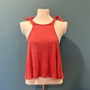Free People Coral Tank Top